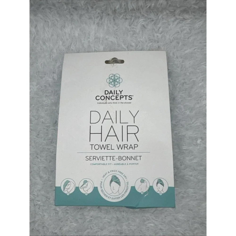 DAILY CONCEPTS Daily Hair Towel‎ Wrap NEW!